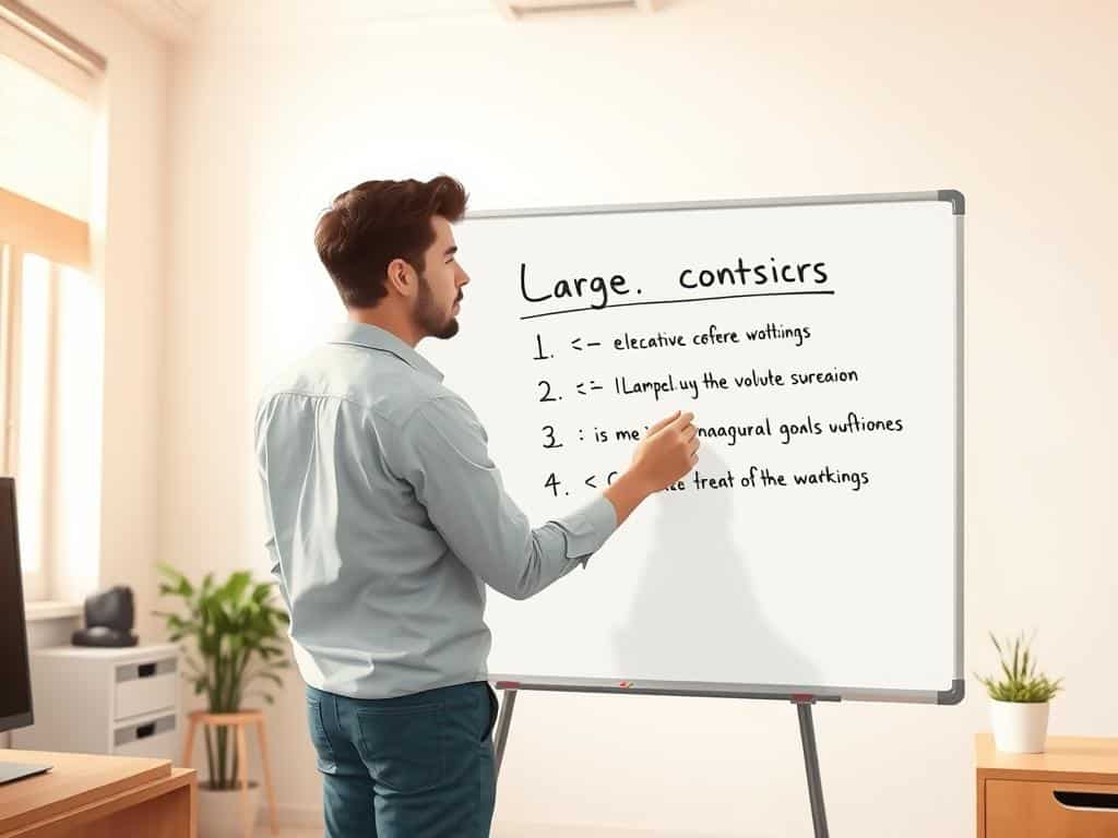 Breaking down goals into manageable steps