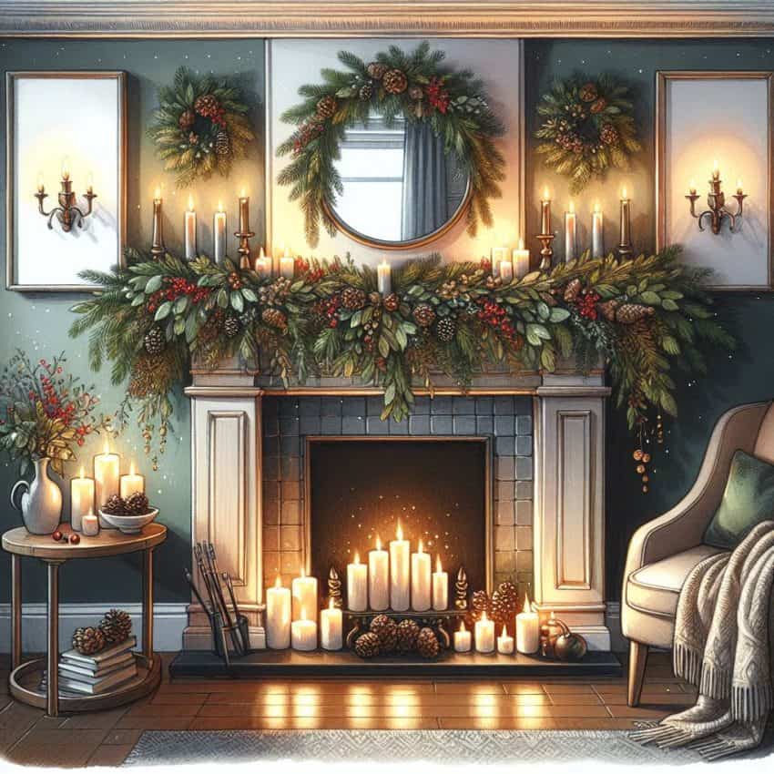featured cozy up your fireplace mantel for winter