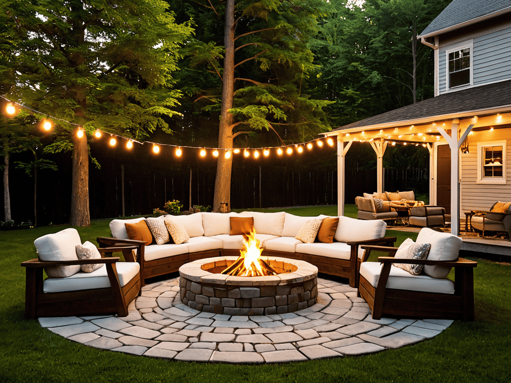 Crafting Your Oasis outdoor fire pit