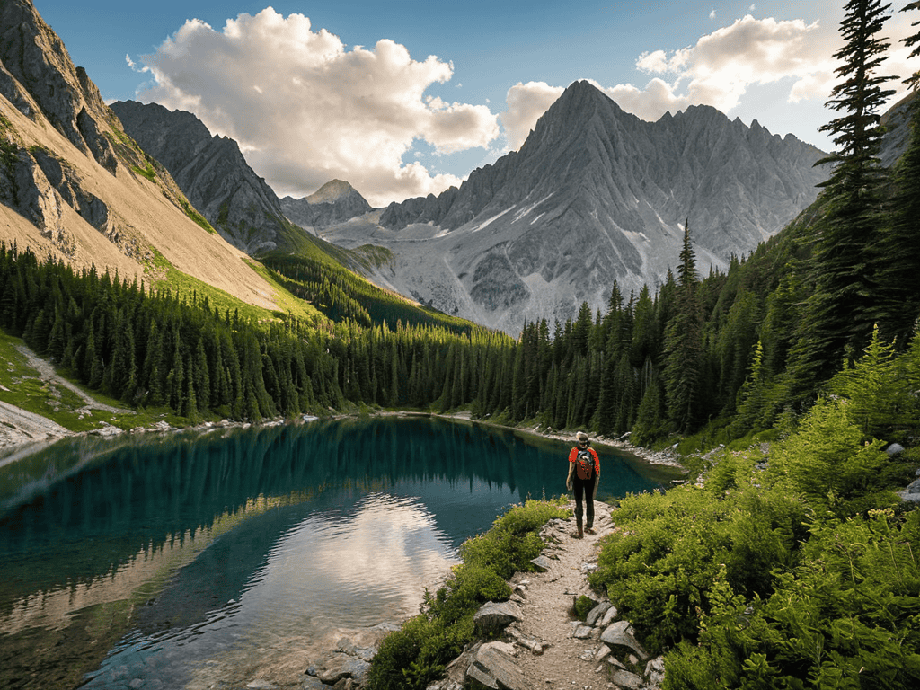 Uncharted Trails of the Rockies landscape
