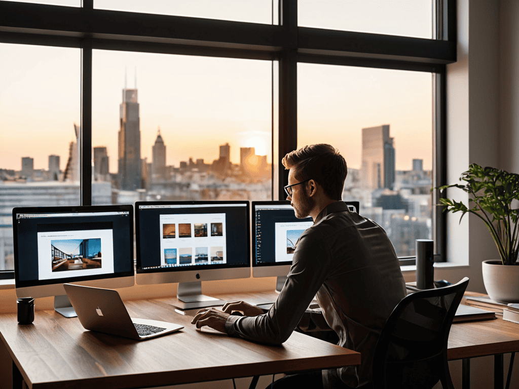 Thriving in Tech Careers concept