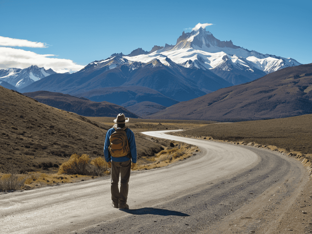 Thumbs Up at the End of the World: a Guide to Hitchhiking Patagonia 4 Hitchhiking Patagonia open road scenery