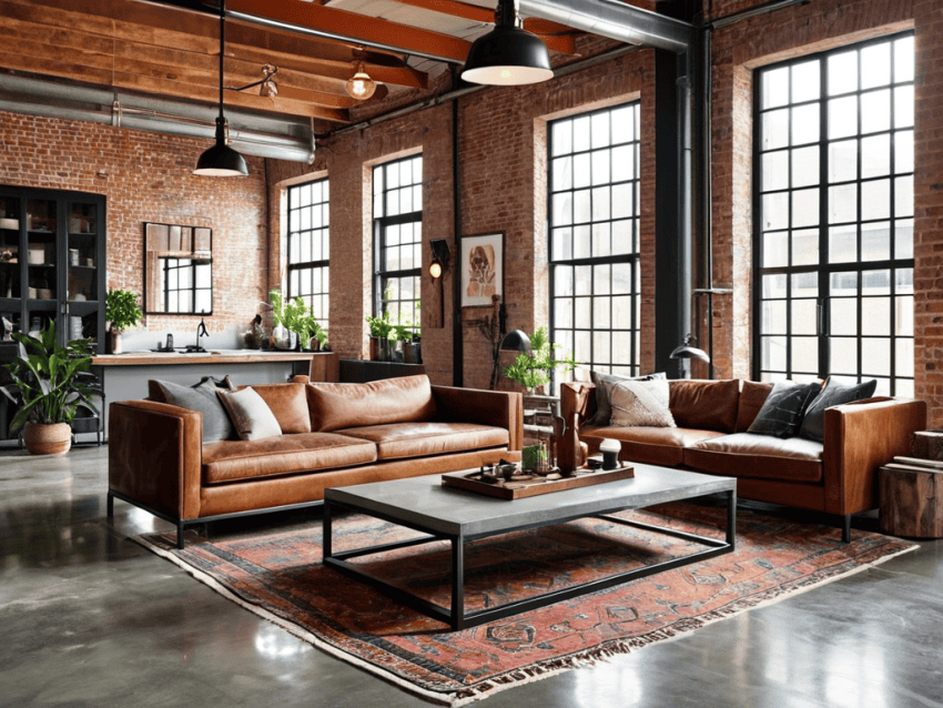 Industrial Interior Style warehouse decor