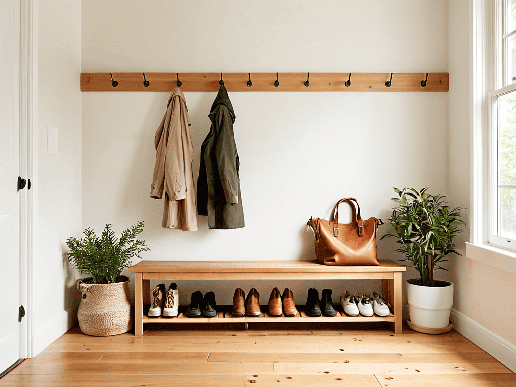No Mudroom? How to Create a Drop Zone in a Small Entryway 4 Functional mudroom tips