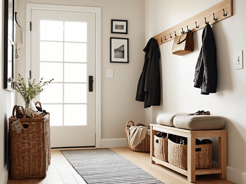 Creating a Mudroom in Small Space