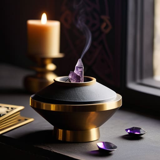 Modern design using occult-inspired aesthetics.