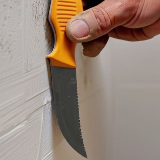 How to repair a dry wall hole.