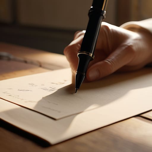 Mastering the art of a decent handwritten note.